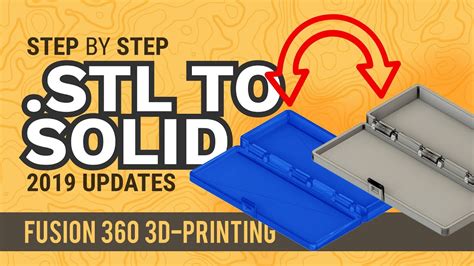 fusion360 edit stl|Modify an STL file — Fusion 360 Tutorial .
